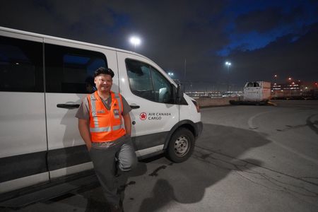 Mark Mitra, Station Attendant - Cargo at Air Canada. (Arrow International Media Ltd & Cantina Media)