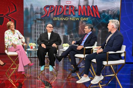 ROBIN ROBERTS, JACOB BATALON, GEORGE STEPHANOPOULOS, SAM CHAMPION