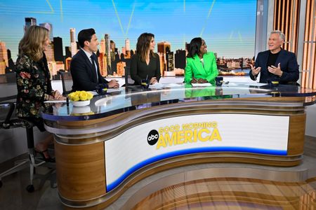 LARA SPENCER, WILL REEVE, REBECCA JARVIS, DEBORAH ROBERTS, SAM CHAMPION