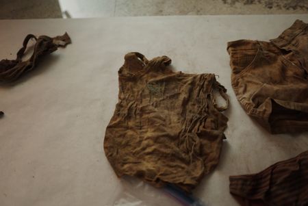 T-shirt with the name of the Top Rail Bar, which was found next to Jane Doe's remains. (National Geographic/Will Francome)