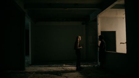 Mariana van Zeller interviews the Negotiator in Mae Sot, Thailand. (National Geographic)
