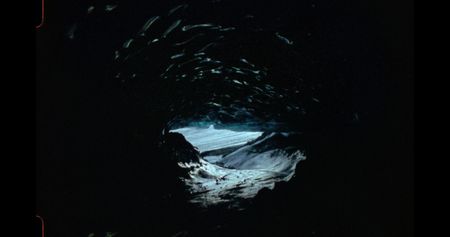 An ice cave in Iceland. (credit: National Geographic)