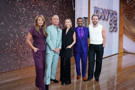 CARRIE ANN INABA, BRUNO TONIOLI, JULIANNE HOUGH, ALFONSO RIBEIRO, DEREK HOUGH