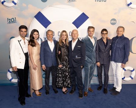 SEAN TEALE, PHILLIPA SOO, DON JOHNSON, DANA WALDEN (CO-CHAIRMAN, DISNEY ENTERTAINMENT, THE WALT DISNEY COMPANY), RYAN MURPHY (EXECUTIVE PRODUCER), JOSHUA JACKSON, JOSEPH BAKEN (EXECUTIVE PRODUCER), BOB IGER (CHIEF EXECUTIVE OFFICER, THE WALT DISNEY COMPANY)