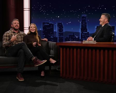 DAX SHEPARD AND KRISTEN BELL, JIMMY KIMMEL 