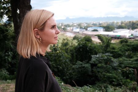 Mariana van Zeller poses for a photo in Mae Sot, Thailand. (National Geographic)