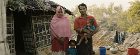 Refugees in Kutupalong, the world's largest refugee camp. Lost and Found, directed by Academy Award winner Orlando von Einsiedel (“The White Helmets”, “Virunga"), is an inspiring story of humanity and heroism in Kutupalong, that follows Kamal Hussein, a Rohingya refugee who has dedicated his life to reuniting children with their parents. (Nobel Media/Franklin Dow)