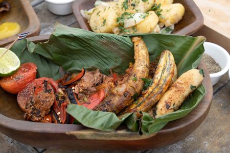 Chef Luis' dish from the final cook. (National Geographic/Justin Mandel)