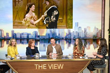 SARA HAINES, JOY BEHAR, GERARD BUTLER, SUNNY HOSTIN, ALYSSA FARAH GRIFFIN