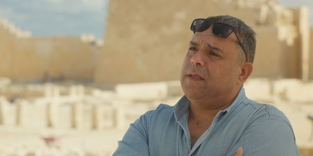 Mohammad Nabil at Taposiris Magna.  (credit:  National Geographic)