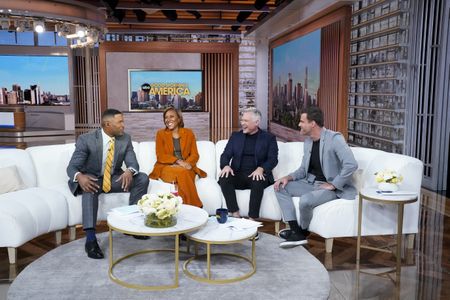 MICHAEL STRAHAN, ROBIN ROBERTS, SAM CHAMPION, CAMERON MATHISON