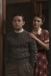 A SMALL LIGHT - Preston Nyman as Kuno and Gabriella Farr as Hendrika as seen in A SMALL LIGHT. (Credit: National Geographic for Disney/Dusan Martincek)