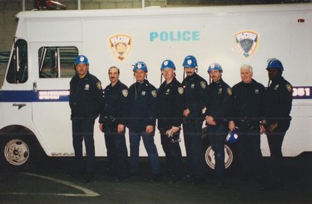 An archive image of John McLoughlin and his colleagues. McLoughlin was a Port Authority Police Sergeant who was buried in rubble of the World Trade Center on 9/11 and survived. (Photo courtesy John McLoughlin)