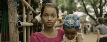 Refugees in Kutupalong, the world's largest refugee camp. Lost and Found, directed by Academy Award winner Orlando von Einsiedel (“The White Helmets”, “Virunga"), is an inspiring story of humanity and heroism in Kutupalong, that follows Kamal Hussein, a Rohingya refugee who has dedicated his life to reuniting children with their parents. (Nobel Media/Franklin Dow)