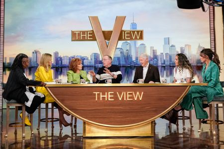 WHOOPI GOLDBERG, SARA HAINES, JOY BEHAR, JAMES PATTERSON, BILL CLINTON, SUNNY HOSTIN, ALYSSA FARAH GRIFFIN