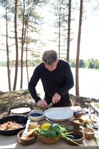 Finland - Gordon Ramsay during the final cook in Finland. (Credit: National Geographic/Justin Mandel)