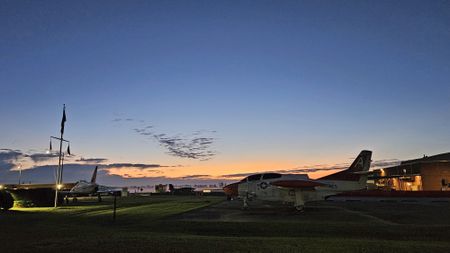 Sunrise on base at Meridian. (Credit: National Geographic/Lyndsi Gutierrez)