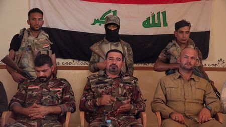 QAYARRAH, IRAQ - The Sheikh who oversaw the Qayarrah offensive to take the village from ISIS. (photo credit:  Junger Quested Films LLC/Nick Quested)