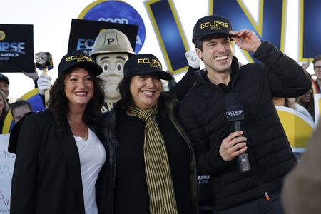 NEWS - ABC News and Nat Geo will cover the total solar eclipse via a live two-hour special “Eclipse Across America” on Monday, April 8, 2024 2pm-4pm. ET on ABC, National Geographic Channel, Nat Geo Wild, Disney+ and Hulu (via the ABC News Live channel) as the eclipse travels across North America. (ABC/TAYLOR GLASCOCK) GIO BENITEZ, SPECTATORS