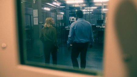 Morné du Toit shows Mariana van Zeller around the Fidelity dispatch facility in Johannesburg, South Africa. (National Geographic)