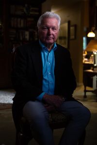 Former FBI Agent Bob Ricks is pictured in close-up portrait during the production of National Geographic's Oklahoma City Bombing: One Day In America. As Special Agent in Charge of the FBI office in Oklahoma, it was Ricks' responsibility to lead and oversee the investigation, rescue and recovery efforts. On April 19, 1995, America experienced the deadliest domestic terror attack in its history. Thirty years later, this series tells the story of that day told only by those who lived through it ñ the people of Oklahoma. (National Geographic/Brandon Widener)