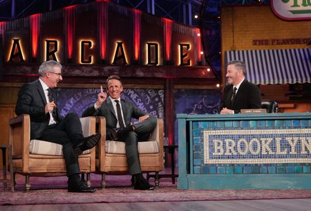 JOHN OLIVER, SETH MEYERS, JIMMY KIMMEL