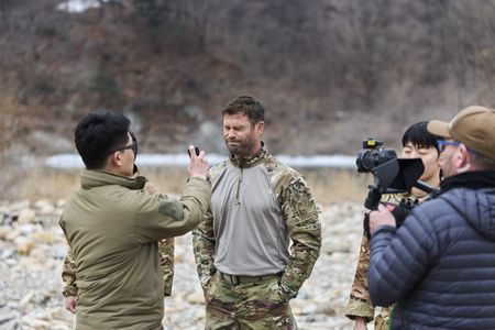 Chris Hemsworth is sprayed in the face by mace as he sets out to confront his chronic pain in a bold, immersive journey through South Korea.  (credit: National Geographic/Evan Paterakis)