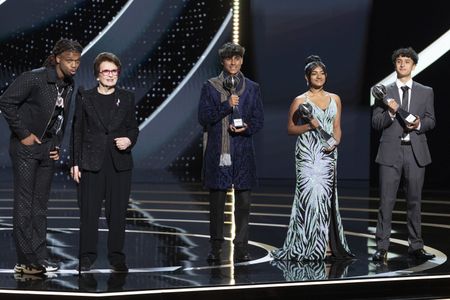 DAMAR HAMLIN, BILLIE JEAN KING, RISHIN TANDON, MEAGHA RAMANATHAN, IAN WAITE