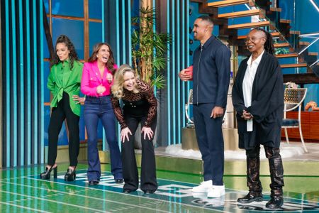 SUNNY HOSTIN, ALYSSA FARAH GRIFFIN, SARA HAINES, JALEN HURTS, WHOOPI GOLDBERG