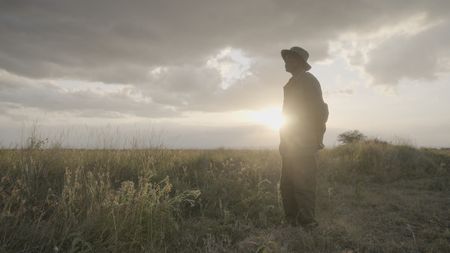 Zacharia Mutai, the keeper of the Northern White Rhinos.  (credit: National Geographic)