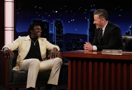 MICHAEL IRVIN, JIMMY KIMMEL