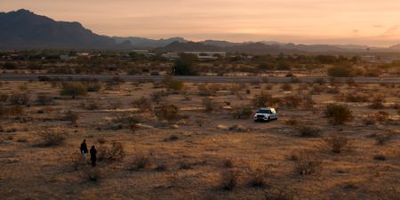 The Police revisit the desert location where Apache Junction Jane Doe was discovered. (National Geographic)
