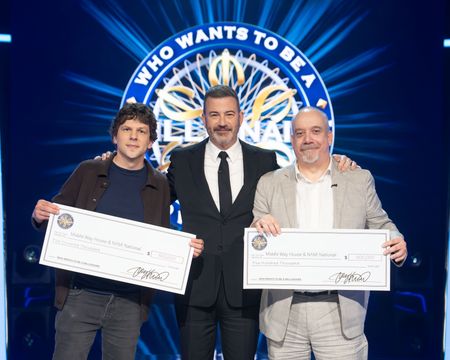 JESSE EISENBERG, JIMMY KIMMEL, PAUL GIAMATTI