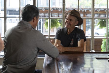 Al Kim and Kevin Shea, who both worked for emergency services during the 9/11 attacks, recount the events of that day. (National Geographic/Virginia Sherwood)