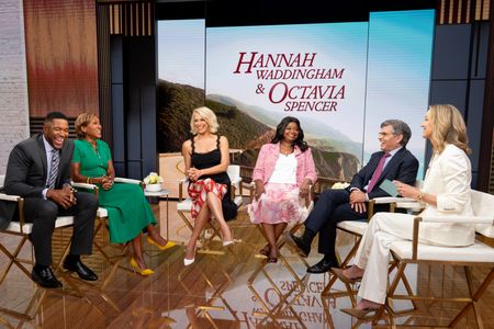 HANNAH WADDINGHAM, OCTAVIA SPENCER, MICHAEL STRAHAN, ROBIN ROBERTS, GEORGE STEPHANOPOULOS, LARA SPENCER