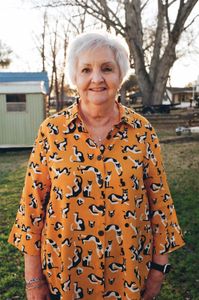 Gail Newman poses for a portrait in Tyler, Texas. (National Geographic/Brandon Widener)