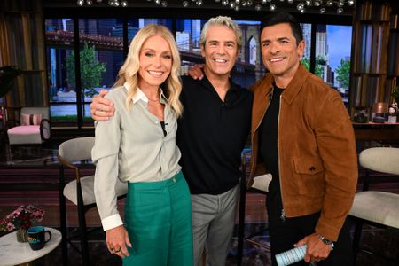 KELLY RIPA, ANDY COHEN, MARK CONSUELOS