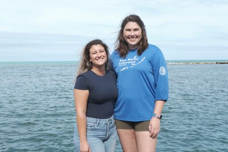 Lindsay French and Lauren Simonitis. (National Geographic/Martin Cass)