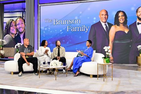 RICK BRUNSON, SANDRA BRUNSON, JALEN BRUNSON, TAMRON HALL