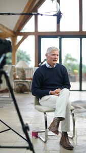John Peter pictured during an interview for Missing: Presumed Dead. (© Spirit Media Studios Limited)