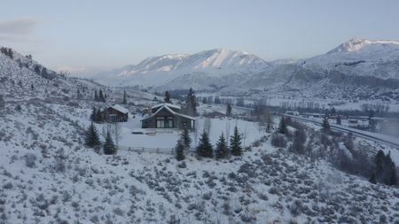 Travis Rice's home in Jackson, Wyoming.  (photo credit: National Geographic/Ross McDonnell)