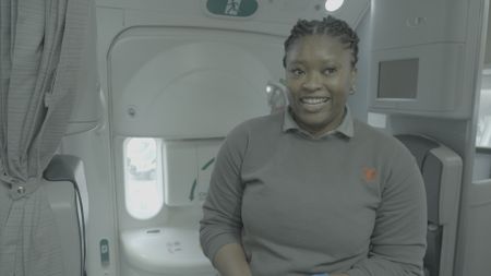 Tiffany Channer, Cabin Service and Grooming Attendant at Air Canada. (Arrow International Media Ltd & Cantina Media)