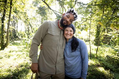 Will Smith and expedition leader Carla Perez. (credit: National Geographic/Kyle Christy)