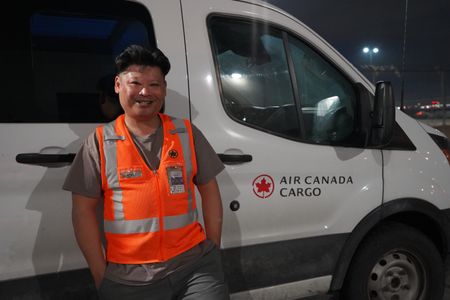 Mark Mitra, Station Attendant - Cargo at Air Canada. (Arrow International Media Ltd & Cantina Media)