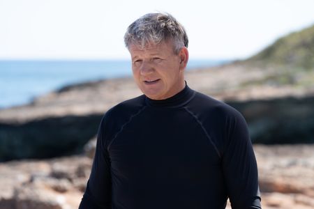 Gordon Ramsay is interviewed in Cuba. (National Geographic/Justin Mandel)