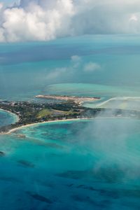 An aerial view of Bimini, Bahamas. (National Geographic/Paige McGarvin)