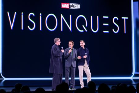 ROBERT DOWNEY JR., TOM HIDDLESTON, PAUL BETTANY