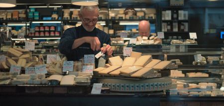 Employees at Fromagerie Quatrehomme.(National Geographic)