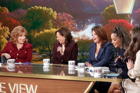 JOY BEHAR, KAMALA HARRIS, ANA NAVARRO, SUNNY HOSTIN, ALYSSA FARAH GRIFFIN