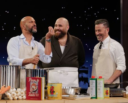 KEEGAN-MICHAEL KEY, CHEF CHRISTIAN PETRONI, JIMMY KIMMEL